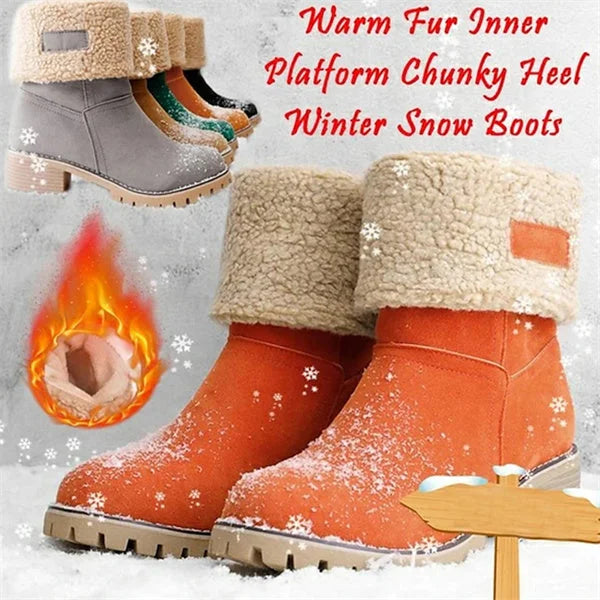 🎁[MA 40% KEDVEZMÉNY – NE HAGYJA KI] Ergonomikus kialakítású, meleg téli csizma - prémium bőr + téli polár bélés 👞