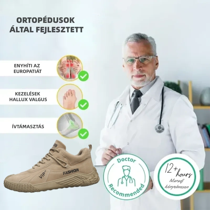 (🔥Ma 40% kedvezmény - ne hagyd ki!)⏰ - APEAXA® Márka - Puha és kényelmes német ortopéd cipők✅ (enyhíti a lábfájdalmat)