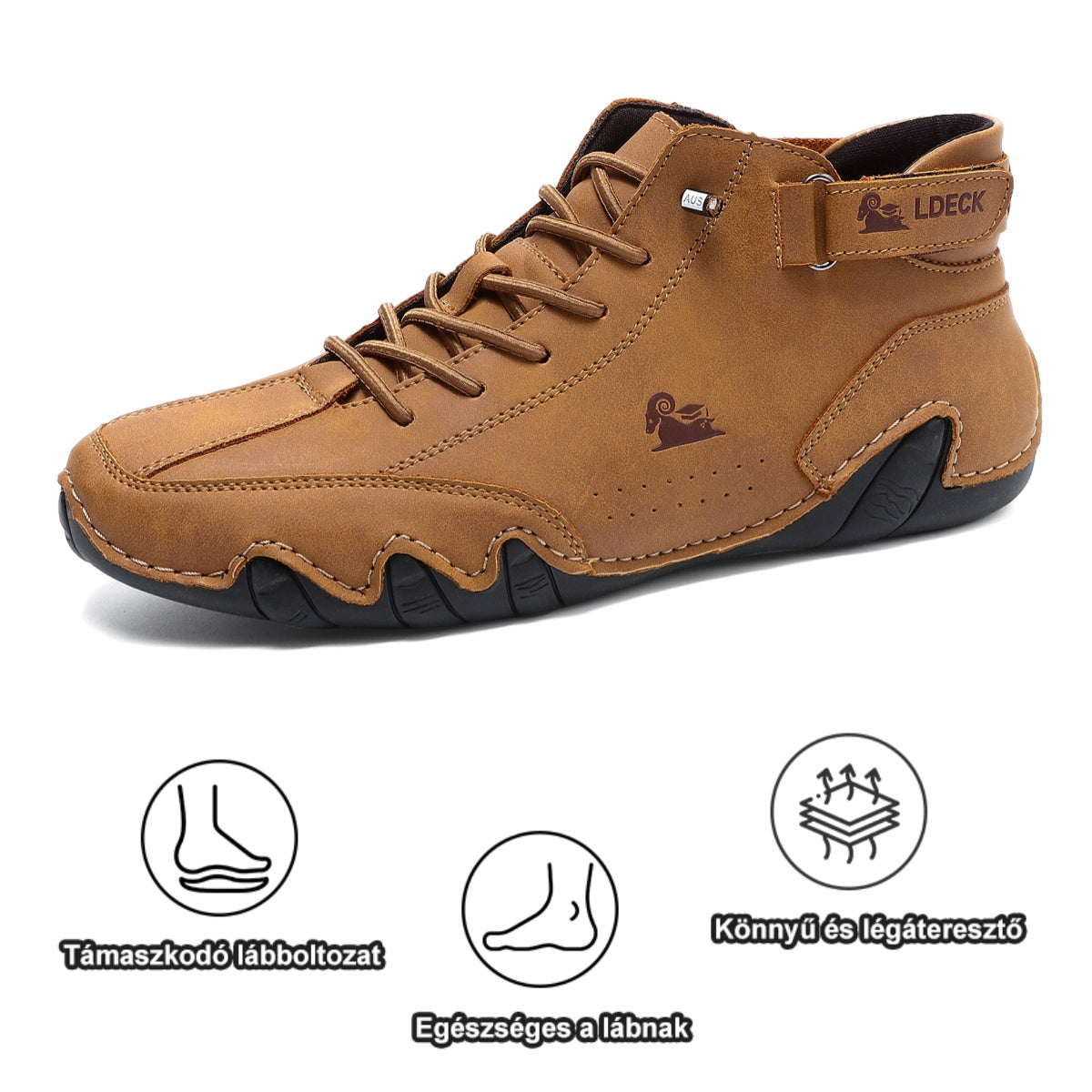 Ameech® - ErgonomiAmeechkus, vízálló, fájdalomcsillapító bőr ortopéd cipő - Uniszex