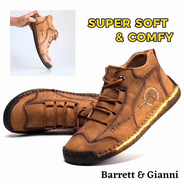 【🎁60% kedvezmény ma - ne hagyd ki】 Ergonomikus kialakítású ortopéd cipő - kiváló minőségű bőr + kézzel varrott 👞