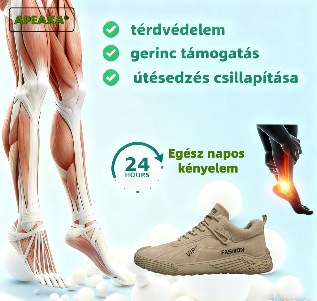 (🔥Ma 40% kedvezmény - ne hagyd ki!)⏰ - APEAXA® Márka - Puha és kényelmes német ortopéd cipők✅ (enyhíti a lábfájdalmat)