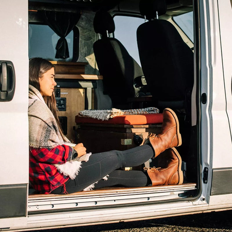 🎁[MA 60% KEDVEZMÉNY – NE HAGYJA KI] Ergonomikus kialakítású, meleg téli csizma - prémium bőr + téli polár bélés 👞