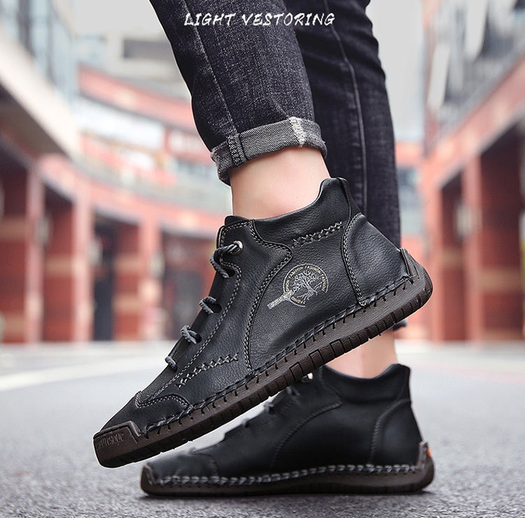 【🎁60% kedvezmény ma - ne hagyd ki】 Ergonomikus kialakítású ortopéd cipő - kiváló minőségű bőr + kézzel varrott 👞