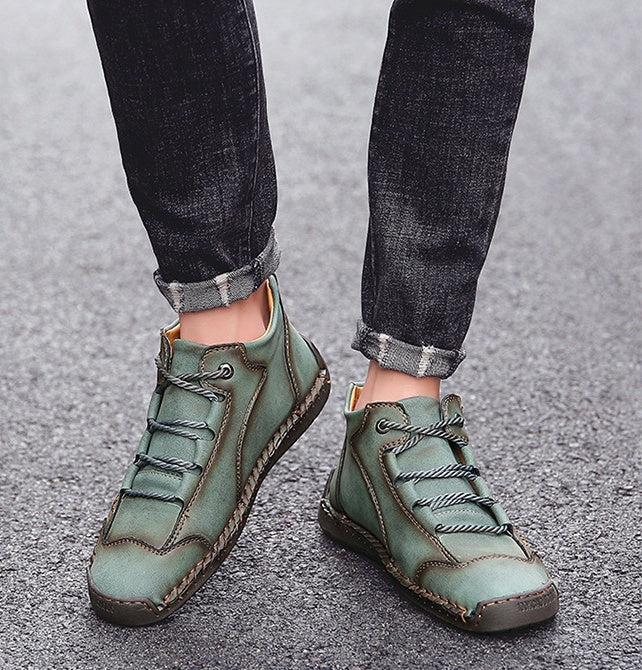 【🎁60% kedvezmény ma - ne hagyd ki】 Ergonomikus kialakítású ortopéd cipő - kiváló minőségű bőr + kézzel varrott 👞