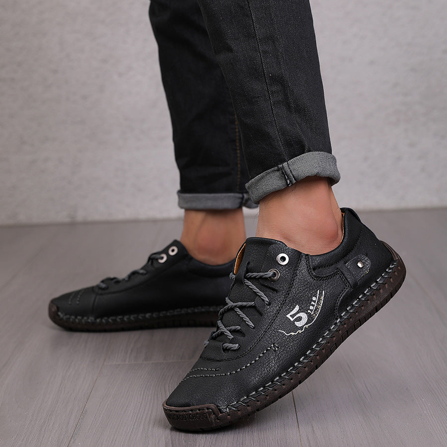 【🎁60% kedvezmény ma - ne hagyd ki】 Ergonomikus kialakítású ortopéd cipő - kiváló minőségű bőr + kézzel varrott 👞