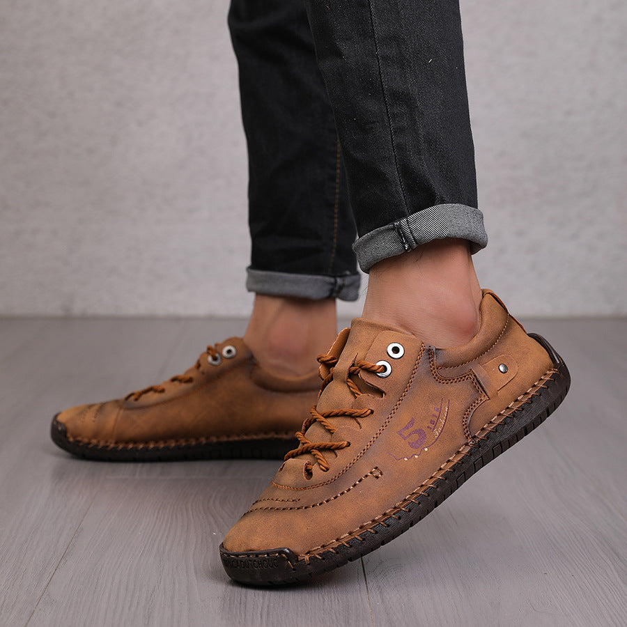 【🎁60% kedvezmény ma - ne hagyd ki】 Ergonomikus kialakítású ortopéd cipő - kiváló minőségű bőr + kézzel varrott 👞