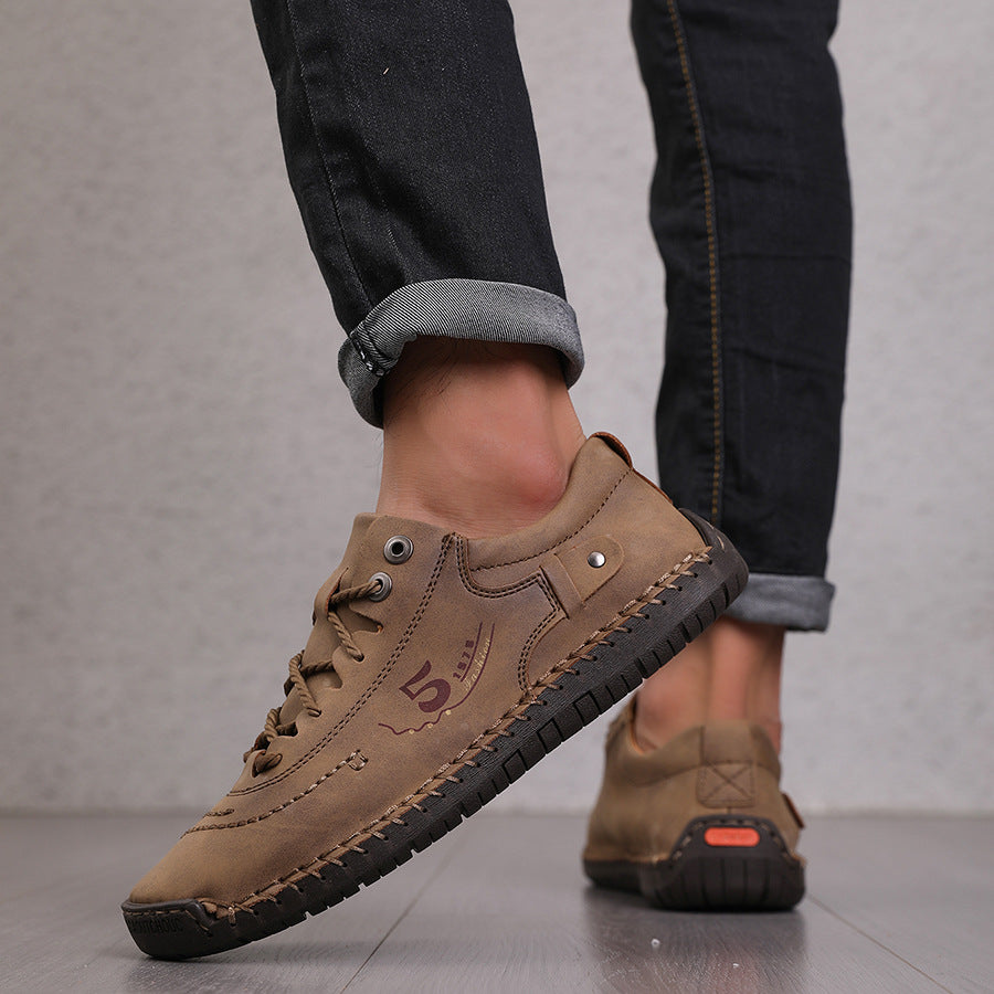 【🎁60% kedvezmény ma - ne hagyd ki】 Ergonomikus kialakítású ortopéd cipő - kiváló minőségű bőr + kézzel varrott 👞