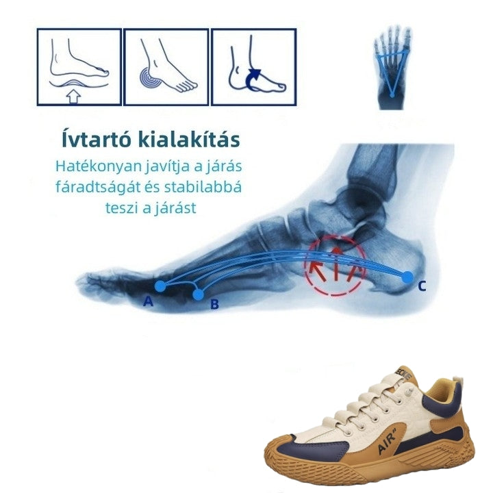 🎁 Ma 50% kedvezmény | AMEECH® ortopéd cipők | Prémium bőr + kézzel varrott | Csillapítja a lábfájdalmat