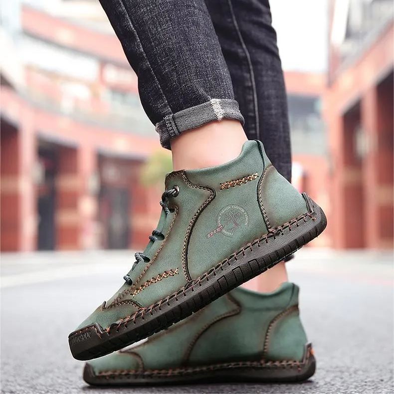 【🎁60% kedvezmény ma - ne hagyd ki】 Ergonomikus kialakítású ortopéd cipő - kiváló minőségű bőr + kézzel varrott 👞