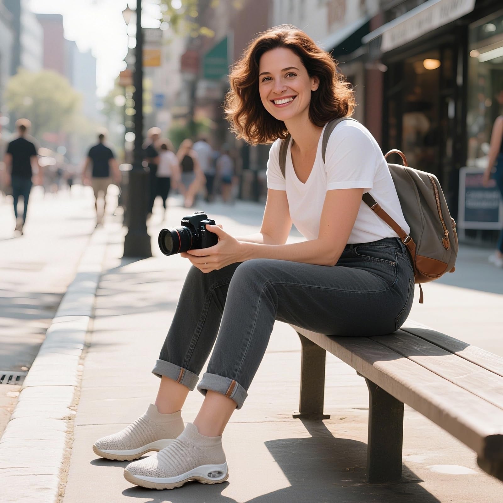 【🔥40% kedvezmény ma - Ne maradj le】🔥Szuperkényelmes ortopéd cipő légpárnával✅ Lábboltozat-támasz a lábfájdalom enyhítésére