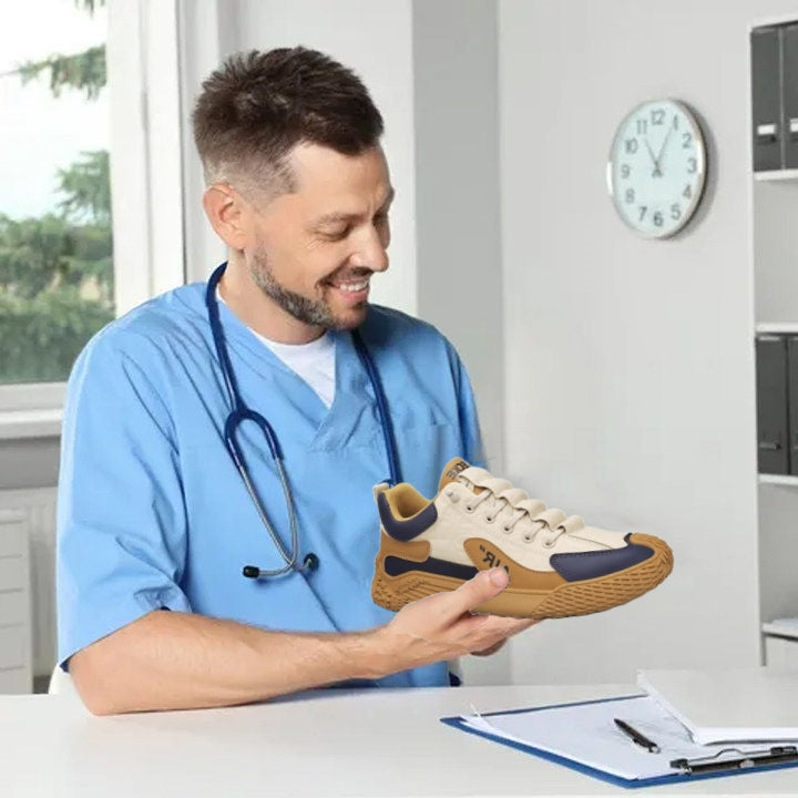 🎁 Ma 50% kedvezmény | AMEECH® ortopéd cipők | Prémium bőr + kézzel varrott | Csillapítja a lábfájdalmat