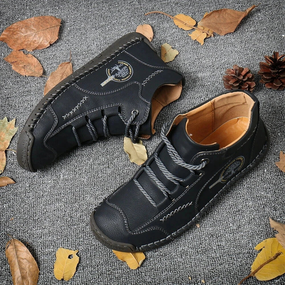 【🎁60% kedvezmény ma - ne hagyd ki】 Ergonomikus kialakítású ortopéd cipő - kiváló minőségű bőr + kézzel varrott 👞